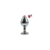 Plug bijou en aluminium bijou rouge Medium HELIRA 